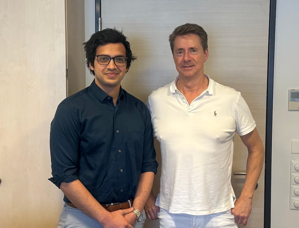 With Prof. Ruetten in Germany