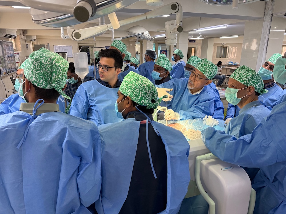 With Prof. Lim in Spine Cadaver Labs